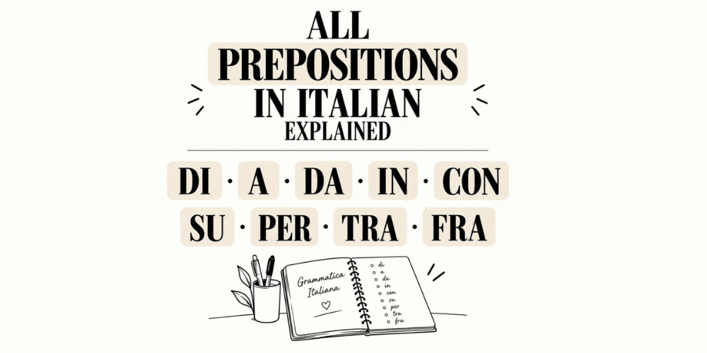 PREPOSITIONS IN ITALIAN