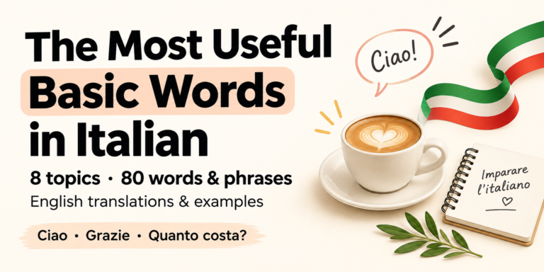 80 Essential Words and Phrases