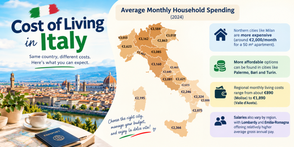 Cost of living in italy